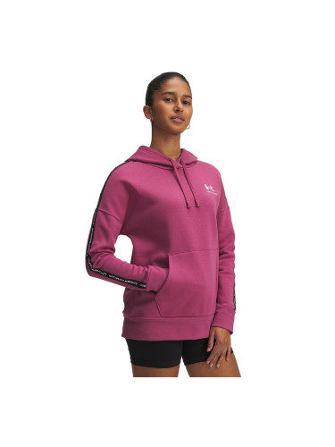 Суитшърт Under Armour Icon Fleece Taped Hoodiey Red XS
