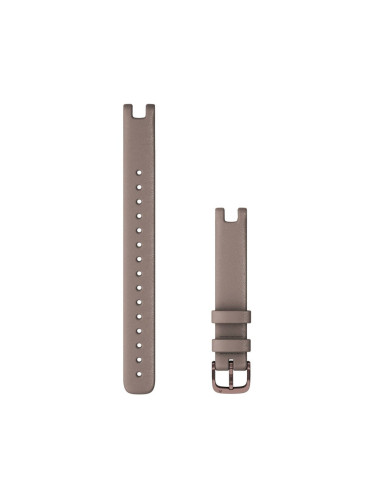 Кожена каишка Garmin Lily, 14 мм, бежово-кафява, 010-13068-A4 (Large)