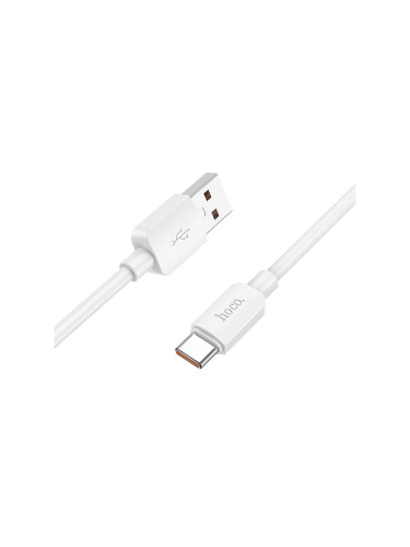 Кабел USB-A - USB-C, HOCO PD 6A 100W X96 1м, Бял