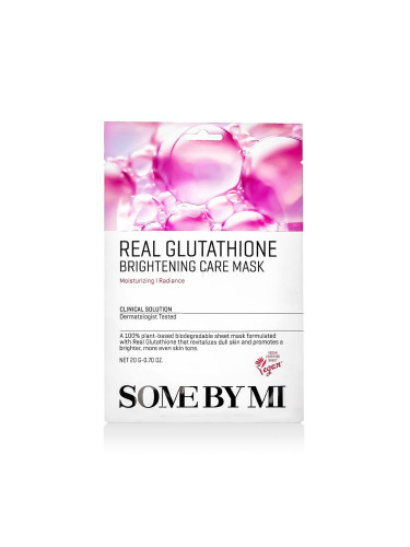 Some By Mi Real Glutathione Brightening Care Mask Маска за лице 20 g