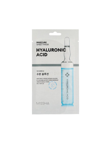 Missha Mascure Sheet Mask Hyaluronic Acid Маска за лице 28 ml