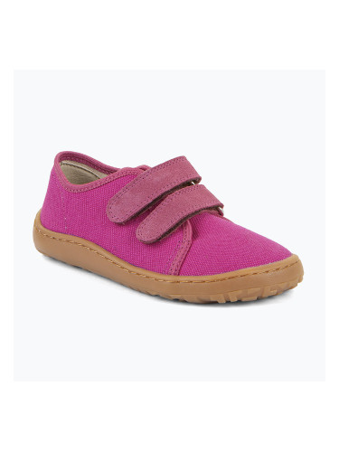 Детски обувки barefoot Froddo Canvas fuchsia