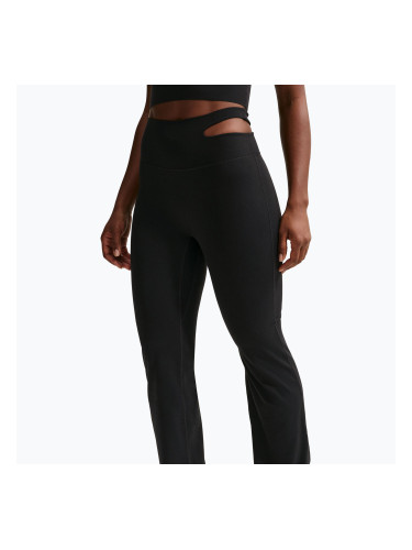 Дамски панталони за тренировка Nike Zenvy High-Waisted Flared black/pcg3c