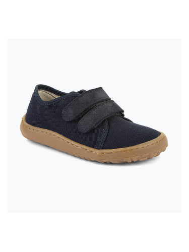 Детски обувки barefoot Froddo Canvas dark blue