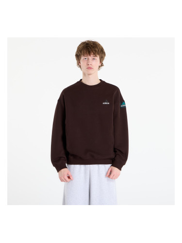 Суитшърт adidas Equipment Rib Crewneck Sweatshirt Aurora Coffee L