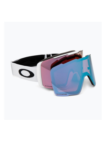 Скиорски очила Oakley Line Miner Pro M matte white/prizm rose/prizm sapphire