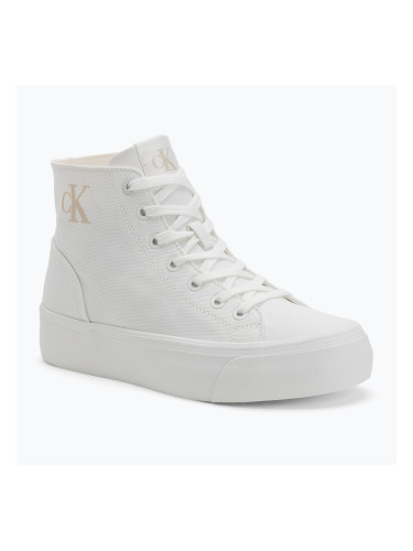 Calvin Klein дамски маратонки YW0YW01764 Vulc Flatform Mid Cv Mg triple bright white