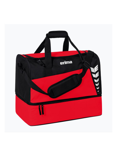 Спортна чанта ERIMA Six Wings Sports Bag With Bottom Compartment 60 l red black