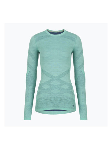 Дамска термоактивна блуза с дълъг ръкав Smartwool Intraknit Thermal Merino Baselayer Crew pacific blue/nightfall blue