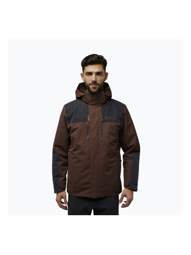 Мъжко яке 3в1 Jack Wolfskin Jasper 3In1 hot choc