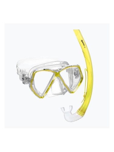 Детски комплект за шнорхелинг Mares Combo Zephir Junior yellow/clear