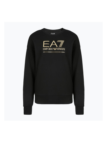 Мъжки суитшърт EA7 Emporio Armani Train Visibility black / gold