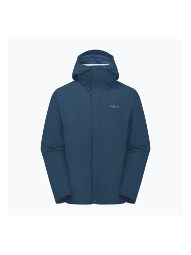 Rab Downpour мъжко дъждобранно яке tempest blue