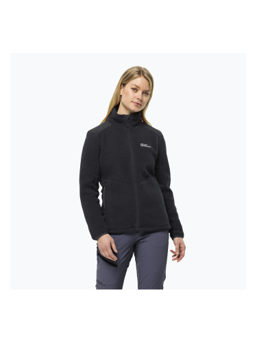 Дамско яке с полар Kammweg Pile Fz phantom на Jack Wolfskin