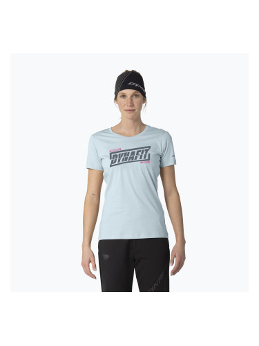 Дамска тениска DYNAFIT Graphic Co cloud blue/tabloid