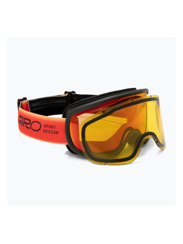 Скиорски очила Giro Roam red/black faded/amber scarlet/yellow