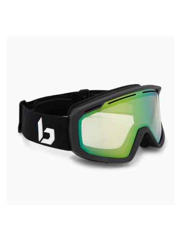 Скиорска маска Bollé Y7 OTG black matte/phantom green emerald photochromic
