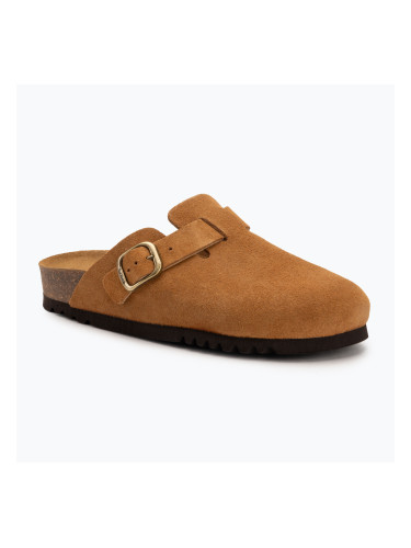 Дамски джапанки Scholl Fae Suede cognac