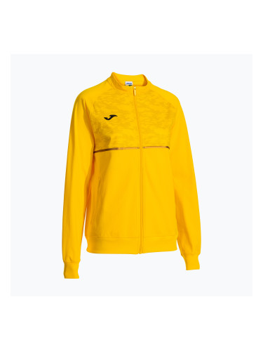 Женски потник за бягане Joma Record III Full Zip yellow