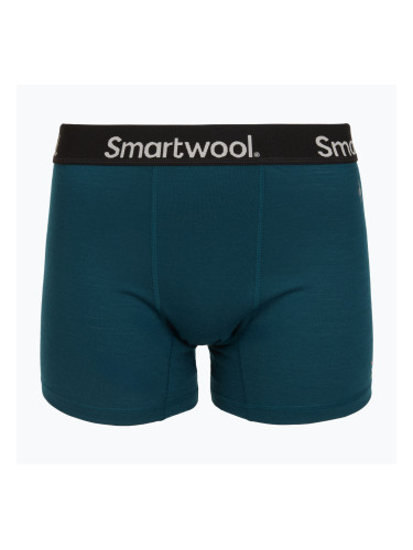 Мъжки термоактивни боксерки Smartwool Merino Boxer Brief Boxed twilight blue