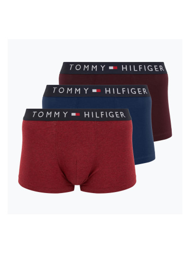 Боксерки Tommy Hilfiger UM0UM03180 Trunk 3 чифта deep burgundy/purple navy/deep rouge heather