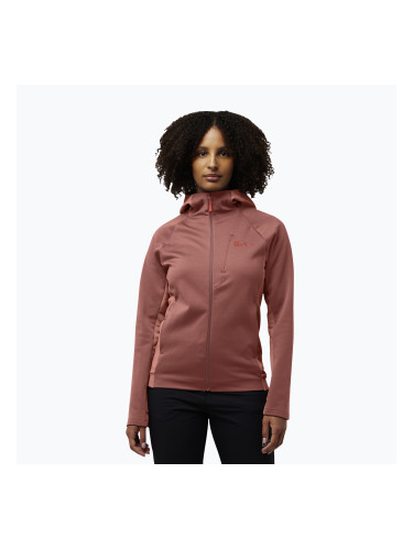 Дамски поларен суитшърт Alpgrat mineral red на Jack Wolfskin