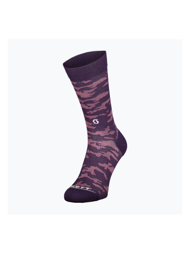 Чорапи SCOTT Trail Camo Crew dark purple/white