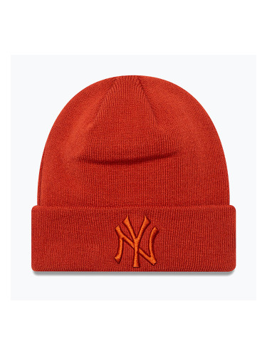 Зимна шапка New Era Le Beanie Nyy rust/copper