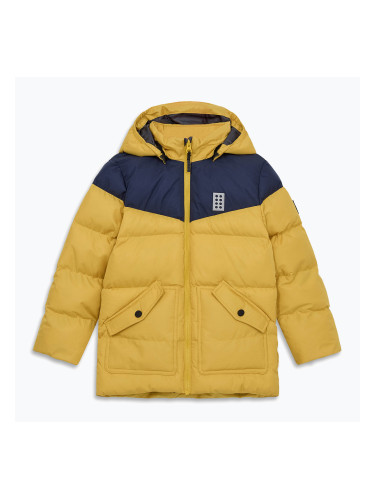 Детско изолирано яке LEGO Lwjebel 733 тъмножълто