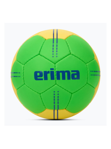 Хандбална топка ERIMA Pure Grip No. 4 green/yellow размер 2