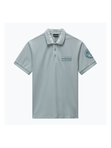 Мъжка поло риза Napapijri E-Amundsen 1 green mil G1X