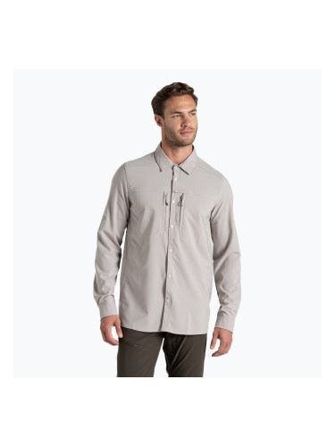 Мъжка риза NosiLife Pro с дълъг ръкав V parchment Craghoppers