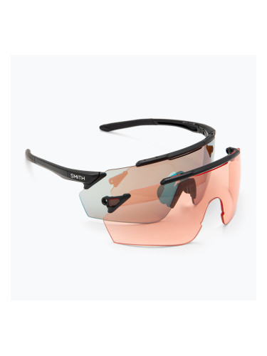 Слънчеви очила Smith Ruckus PivLock matte black/chrp opal mirror/contrast rose