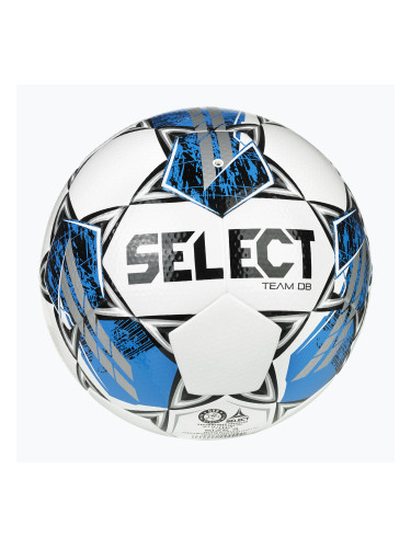 Футболна топка SELECT Team FIFA DB v25 white/blue размер 5