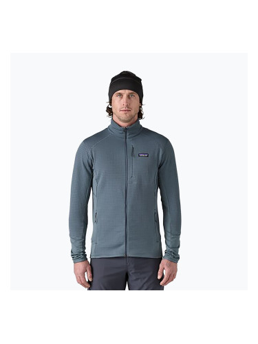 Мъжки суитшърт Patagonia R1 Hybrid utility blue fleece