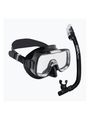 TUSA Комплект за гмуркане Маска + шнорхел черен UC-2022P
