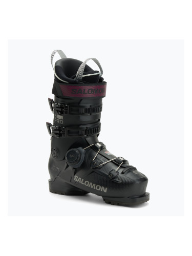 Мъжки ски обувки Salomon S/Pro Supra Boa 100 GW black/dark grey met./burgundy met