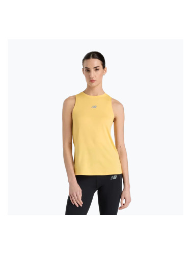 Жените New Balance Jacquard Slim Tank бягане топ clementine