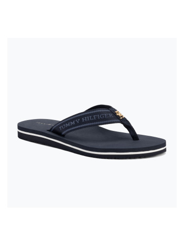 Дамски джапанки Tommy Hilfiger Webbing Beach Sandal space blue