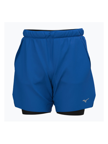 Мъжки къси панталони за бягане Mizuno Core 7.5 2IN1 princess blue