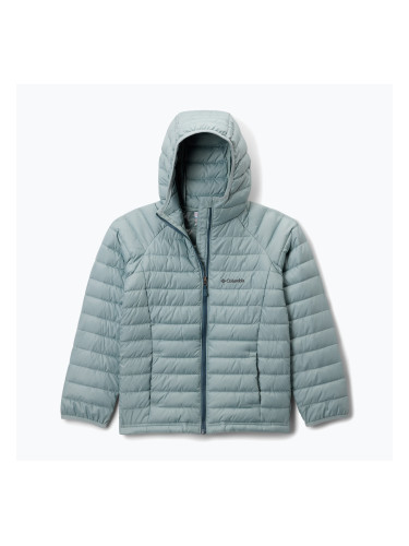 Детско подплатено яке Columbia Powder Lite II Hooded crushed blue
