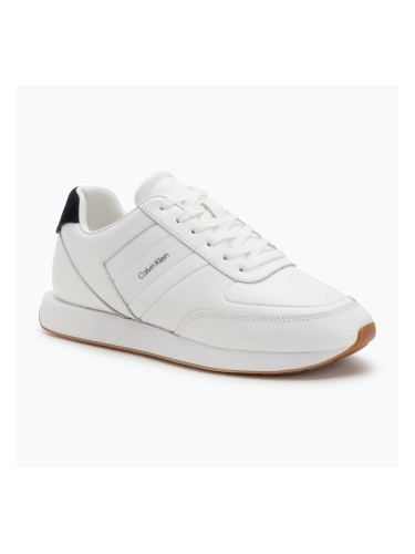 Мъжки обувки Calvin Klein YM0YM01381 Retro Runner Leather Tape bright white/black/rubber