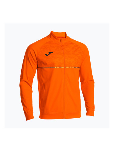 Мъжки потник за бягане Joma Record III Full Zip orange