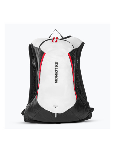 Salomon Cross 8 l бяла/черна раница за бягане