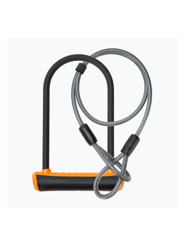 Заключващо устройство за велосипед OnGuard Neon 8154OR U-Lock black/orange