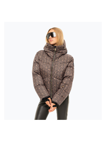 Дамско скиорско яке Nikkie Newport Logo camel