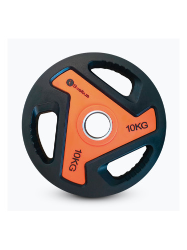 Олимпийски тежести Sveltus с дръжки 10 kg black