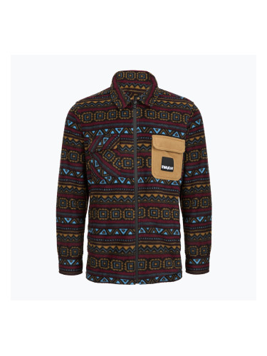 Мъжка риза ThirtyTwo Rest Stop Zip Up maroon