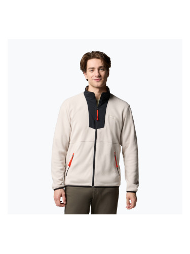 Мъжки суитшърт Columbia Sequoia Grove FZ Fleece dark stone/black