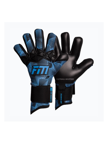 Вратарски ръкавици Football Masters Varis X Pro NC black/blue